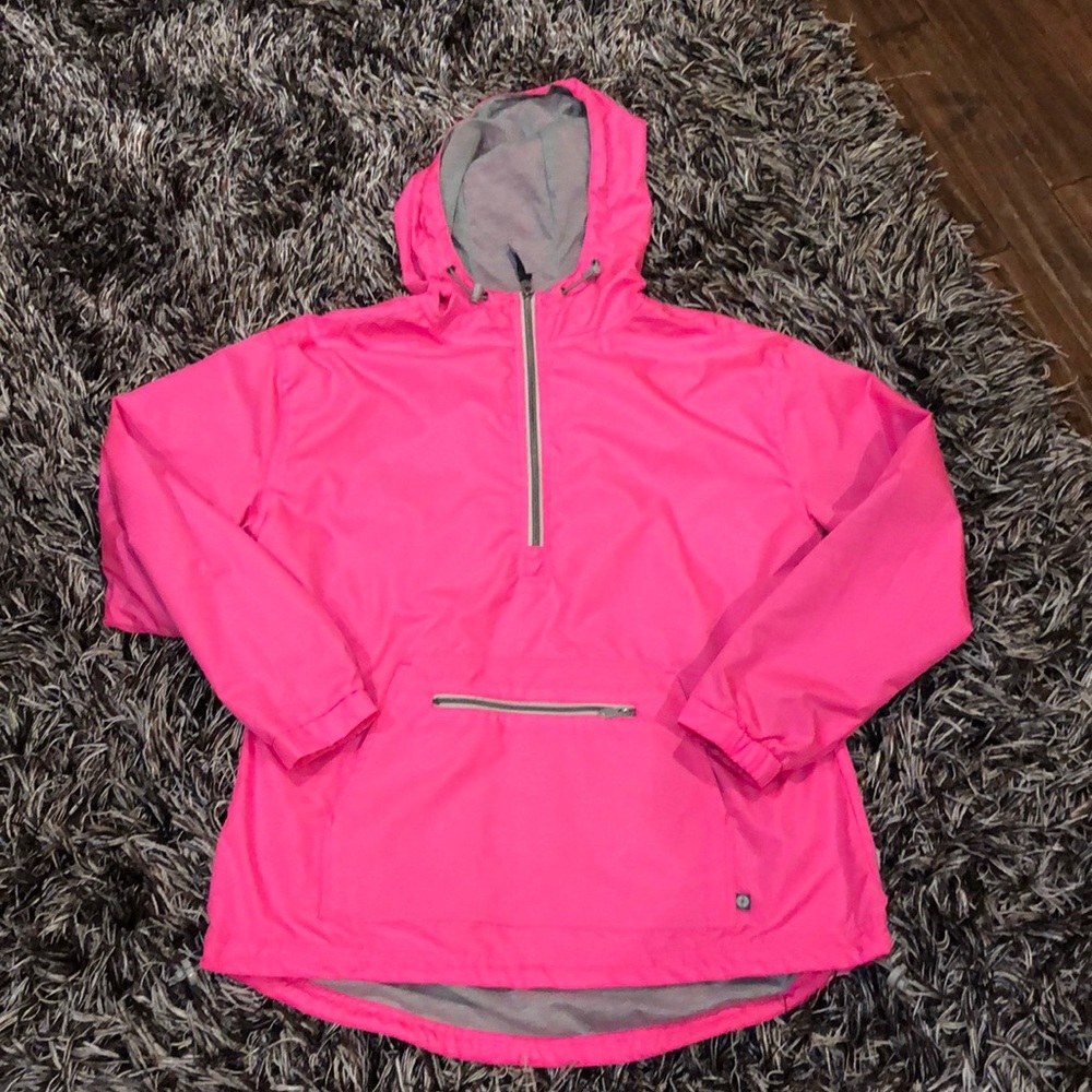 Pink Rain Jacket Pullover